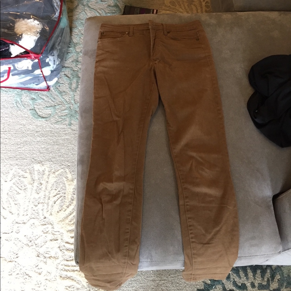 Brown jean pants
